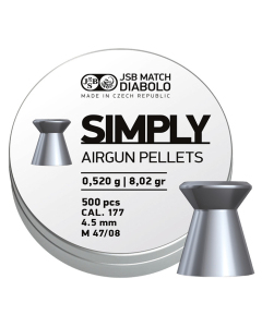 JSB Simply Airgun Pellets, 4,5 mm