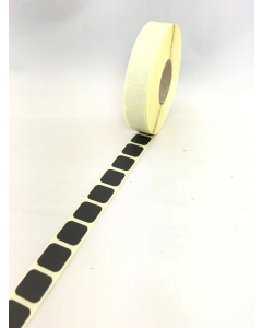 Klisterlappar Fyrkant 12x12 mm SVART