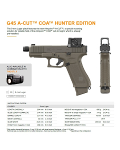 Glock 45 GREEN HUNTER 9x19 11,8cm AP COA + GTL II