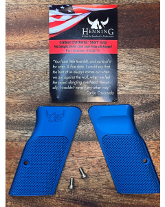 Henning LF GRIPS for Tanfoglio CUSTOM Pistol, BLUE