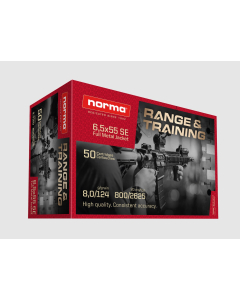 Norma 6.5x55 Range & Training 8g/124gr FMJ 50 ptr