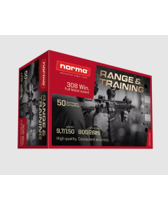 Norma .308W Range & Training 9,7g/150gr FMJ 50 ptr