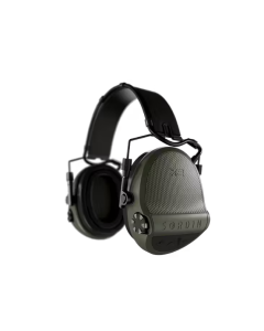 Hörselkåpor SORDIN X2 Green Headband Leather Gel