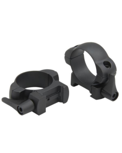 Kikarringar av STÅL, QD, 30mm, Weaver, Låg