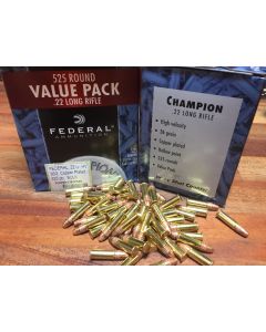 Federal .22 Lr, Extra Velocity, 525 ptr Value Pack