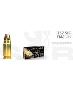 S&B .357 SIG, 140G FMJ 50 ptr