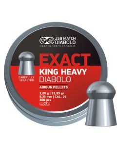 JSB Exact King Heavy 6,35 mm - 2,2 g (cal .25")