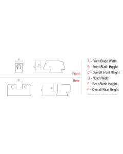 Trijicon DI™ Night Sight & Fiber Optic Set G17