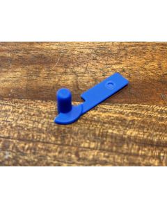 Säkerhetspropp / säkerhetsflagga .22 Pistol BLUE
