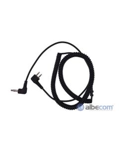 Kabel Peltor 2-stift FL6H-SV-Vinklad kontakt art 6