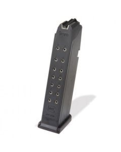 Glock Magazine G17T +2 / G45T +2 9mmFX / 9mmUTM 19rd BLK Follower, BLUE EXTENDED Base, Fits Gen 1-5