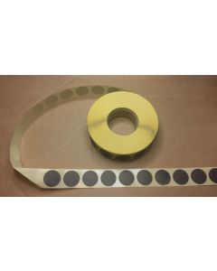 Klisterlappar Rund 20mm SVART