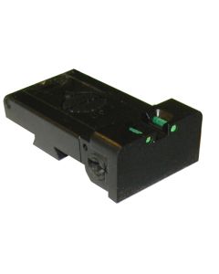 Dawson Adj Rear Sight 1911 Fiber Optic BoMar Cut
