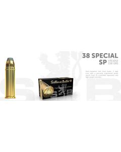 S&B .38 SPL 158G SP 50 ptr