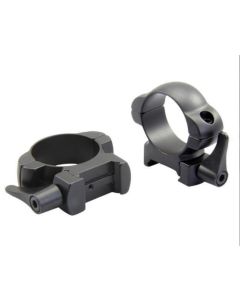 Kikarringar av STÅL, QD, 30mm, Weaver, Medium