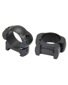 Kikarringar av STÅL, 25,4mm (1"), Weaver, Låg