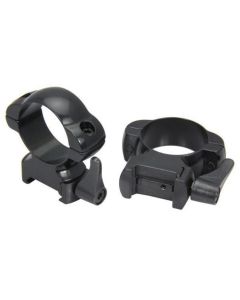 Kikarringar av STÅL, QD, 30mm, Weaver, Hög