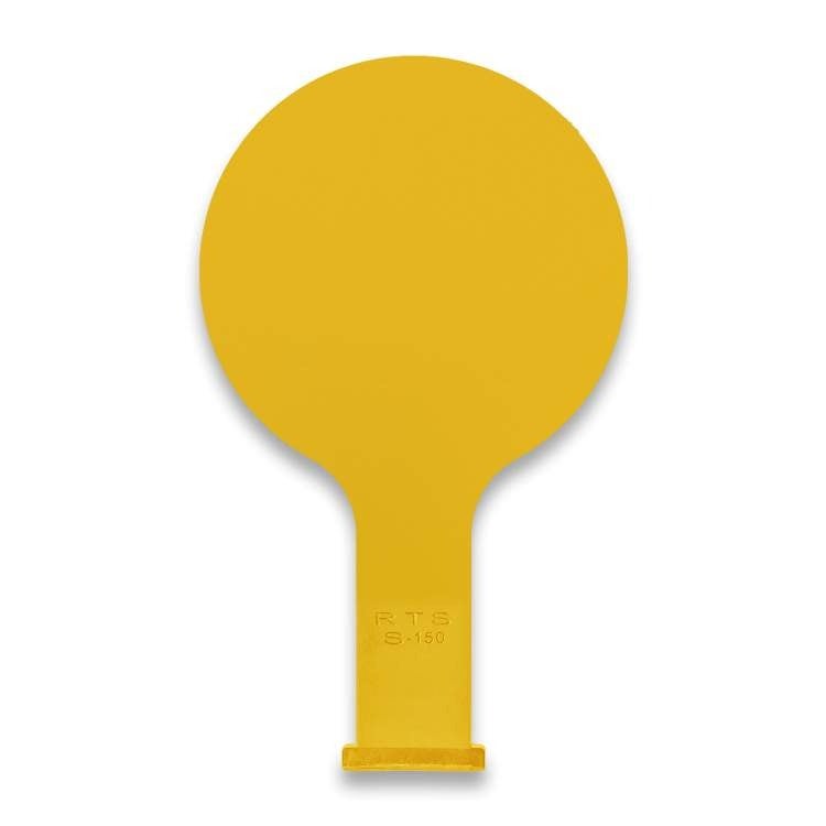 Plast-Måltavla modell Veleta 150mm - GUL // YELLOW