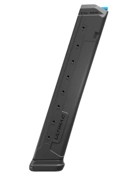 Magasin Glock 9x19 32rd polymer Long Stick BLK