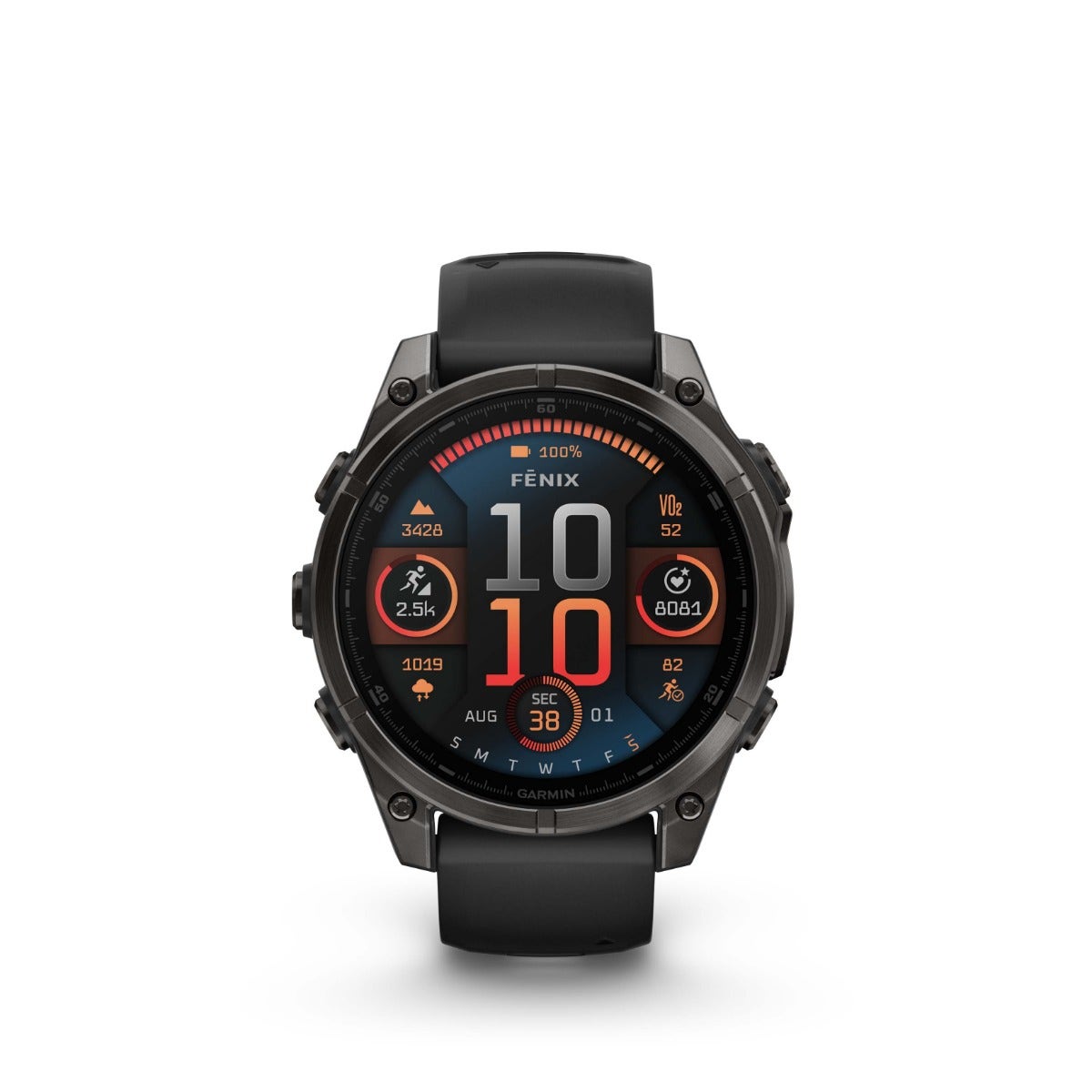 GARMIN Fenix 8 - 47 mm AMOLED, Saphire BLACK