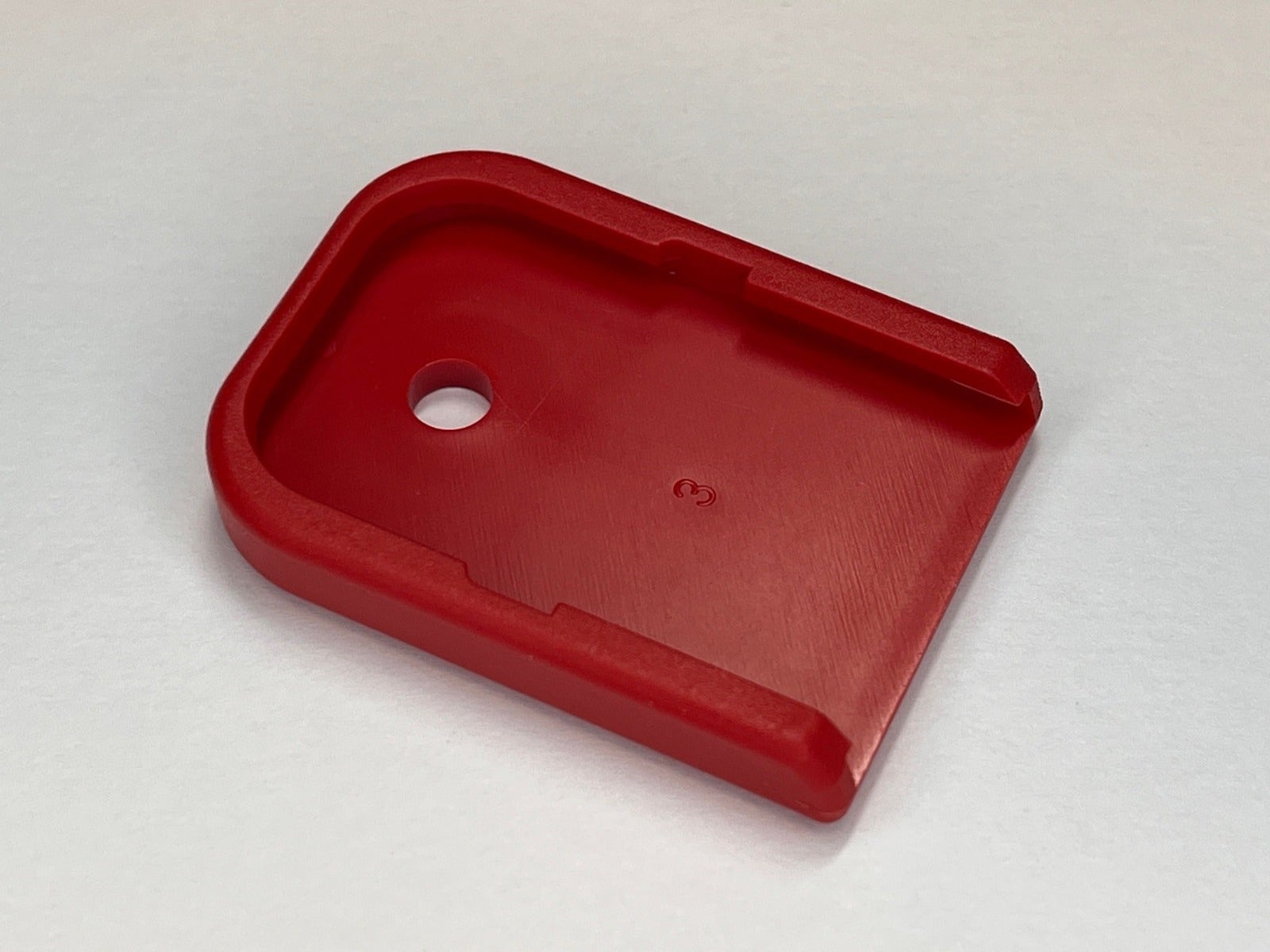 Magasinbotten Glock 9mm basepad RÖD / RED / ROUGE