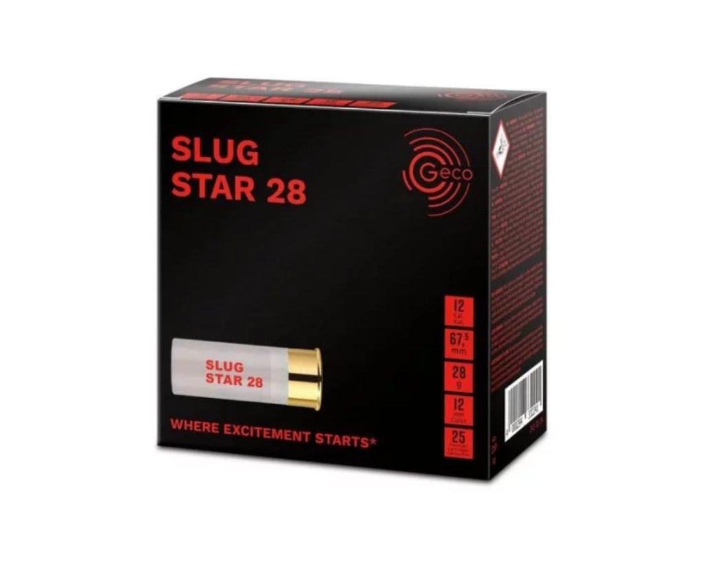 GECO SLUG STAR 12/67,5 28 Gram, 25 ptr