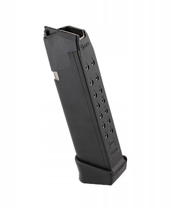 Glock Magasin G17+2  9x19, 19 rd BLK Follower