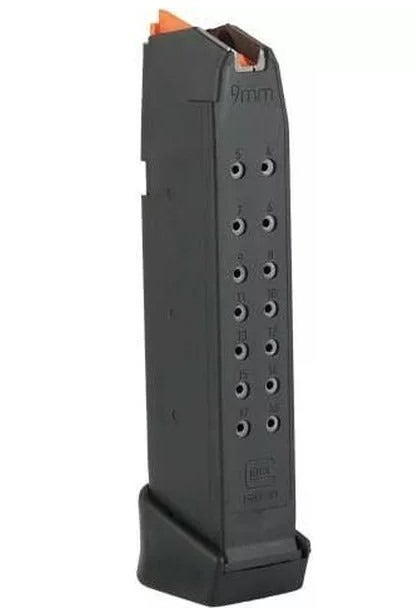 Glock Magazine G17 Gen5 +2 9x19 19rd (ORANGE FOLLO