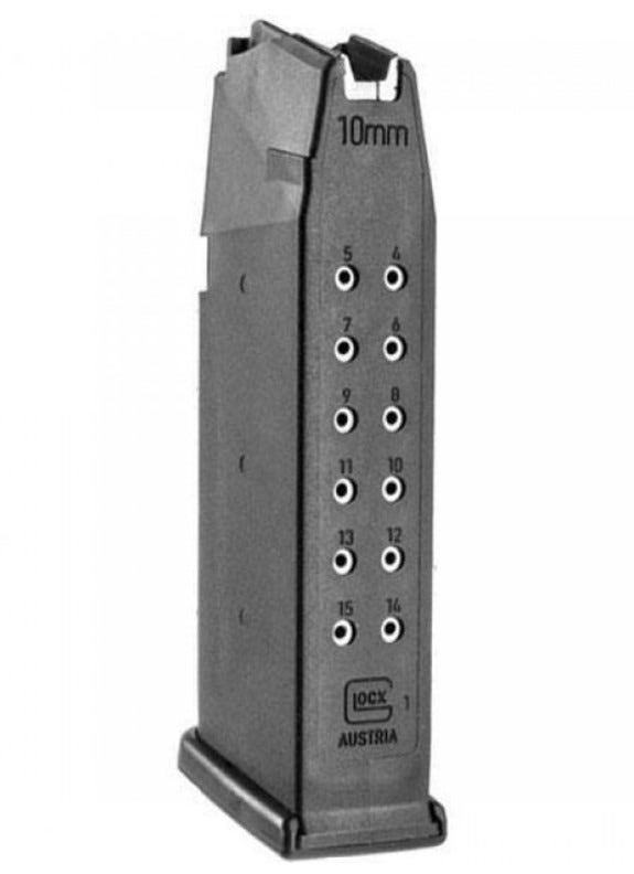 Glock Magasin G20 / G40 10 mm Auto, 15 rd BLACK FOLLOWER
