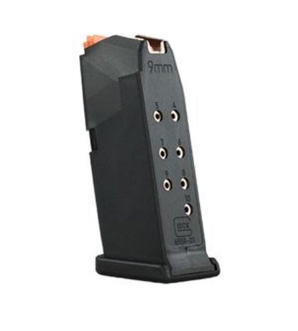 Glock Magasin G26 Gen5 9x19 10rd ORANGE FOLLOWER