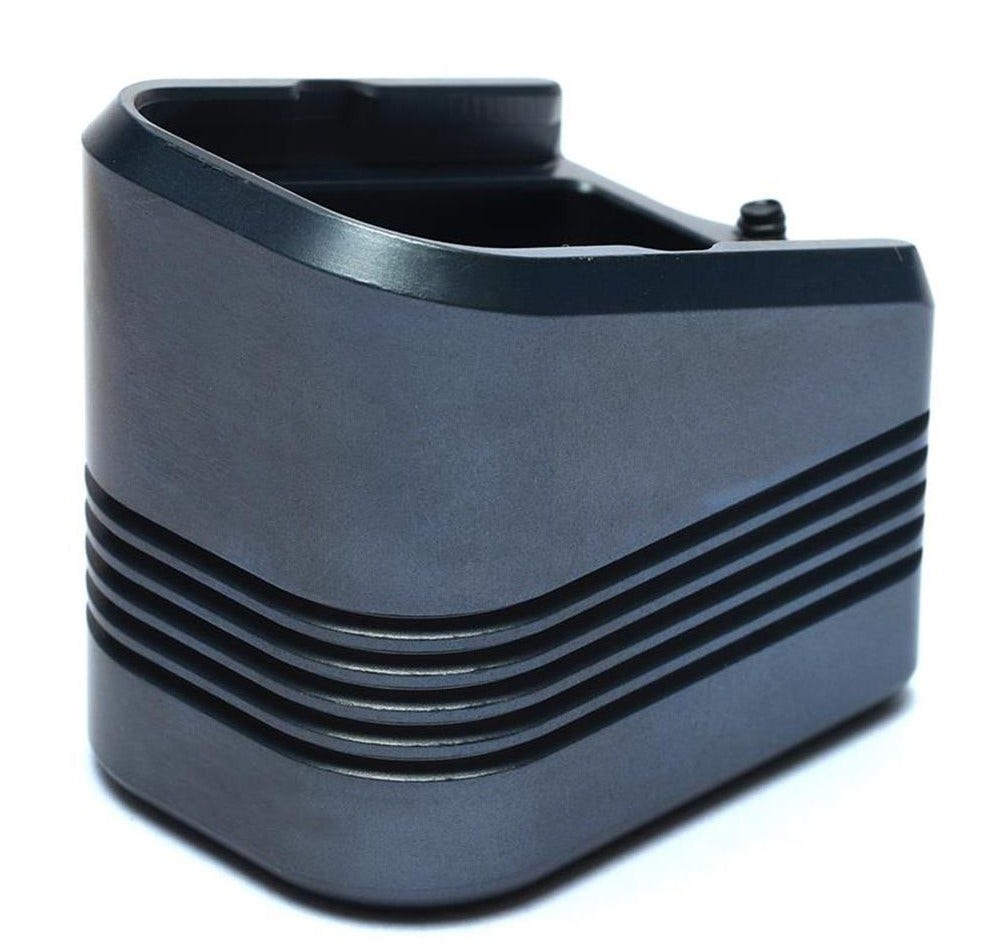 Henning USPSA Magazine Extension for Glock 17/34, Limited Division - BLACK