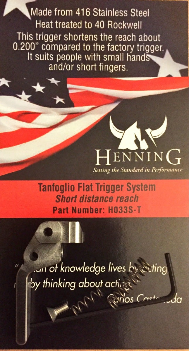 Henning Tanfoglio Flat Trigger System SHORT