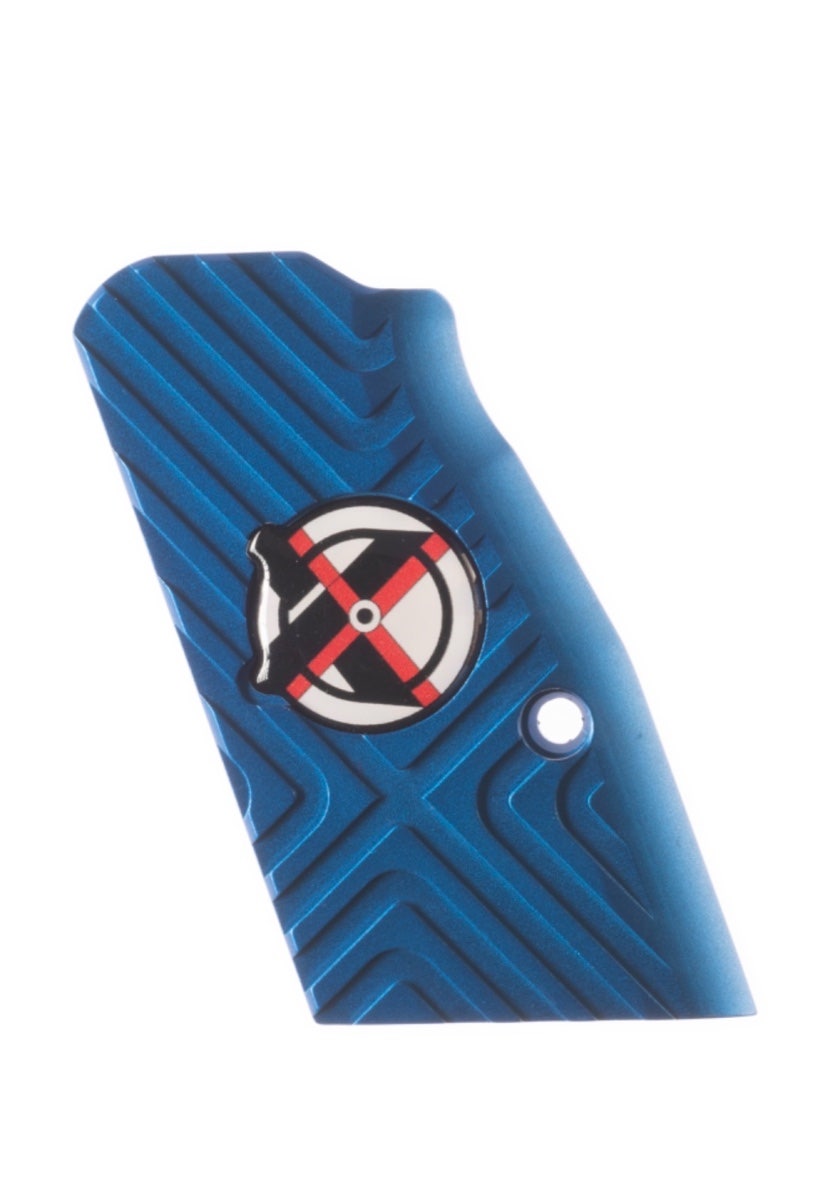 TANFOGLIO GRIP PLATE XTREME SF Custom - BLUE