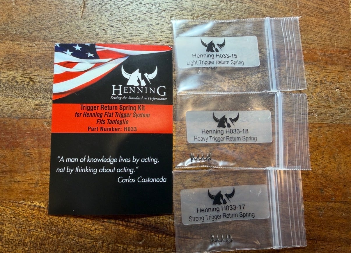 Henning Trigger Return Spring Kit, Tanfoglio