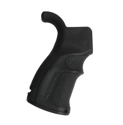 IMI-Defense AR15/AR10 EG OM Overmolding Plastic Pistol Grip, BLK