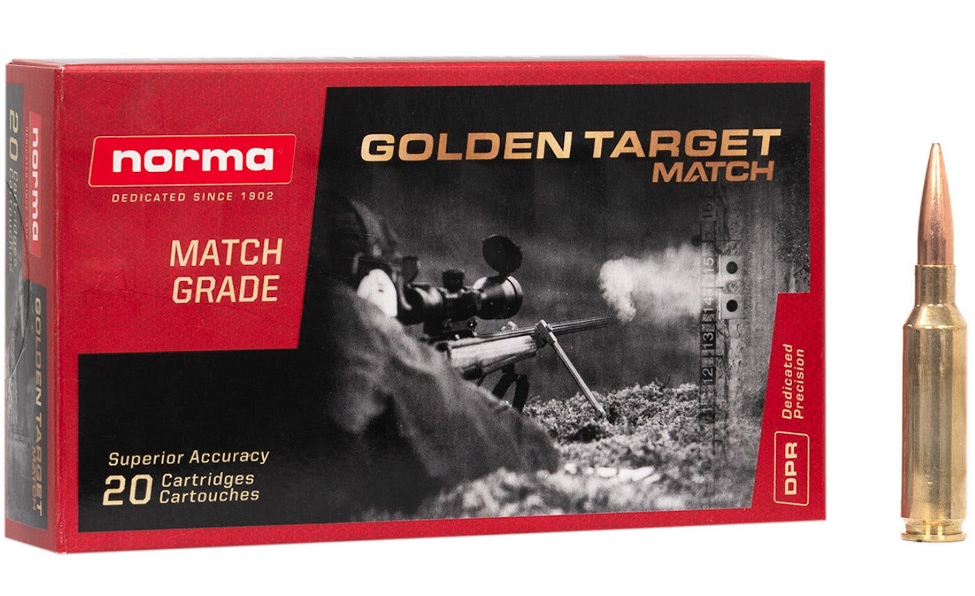 Norma 6.5 CM Golden Target 9,27g/143gr 20 ptr