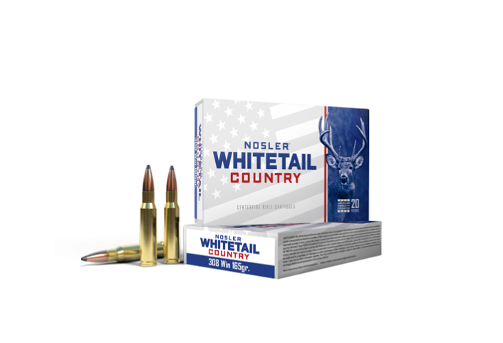 NOSLER .308 Winchester 165gr Solid Base Spitzer 20