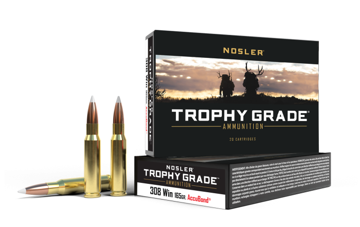 NOSLER .308 Win 165Gr AccuBond, 20 ptr