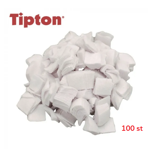 Tipton Putslappar Kaliber .35-.50 Cal, 100 pack