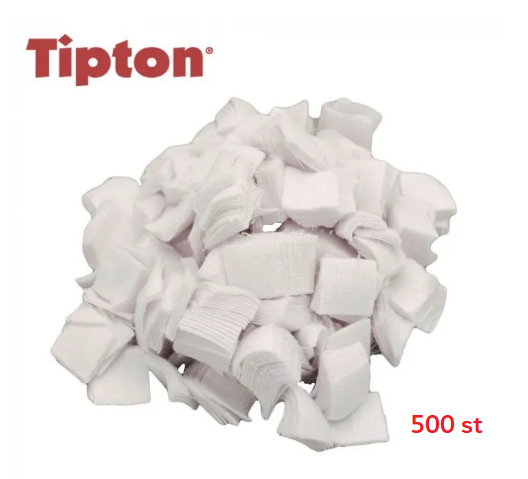 Tipton Putslappar Kaliber .35-.50 Cal, 500 pack