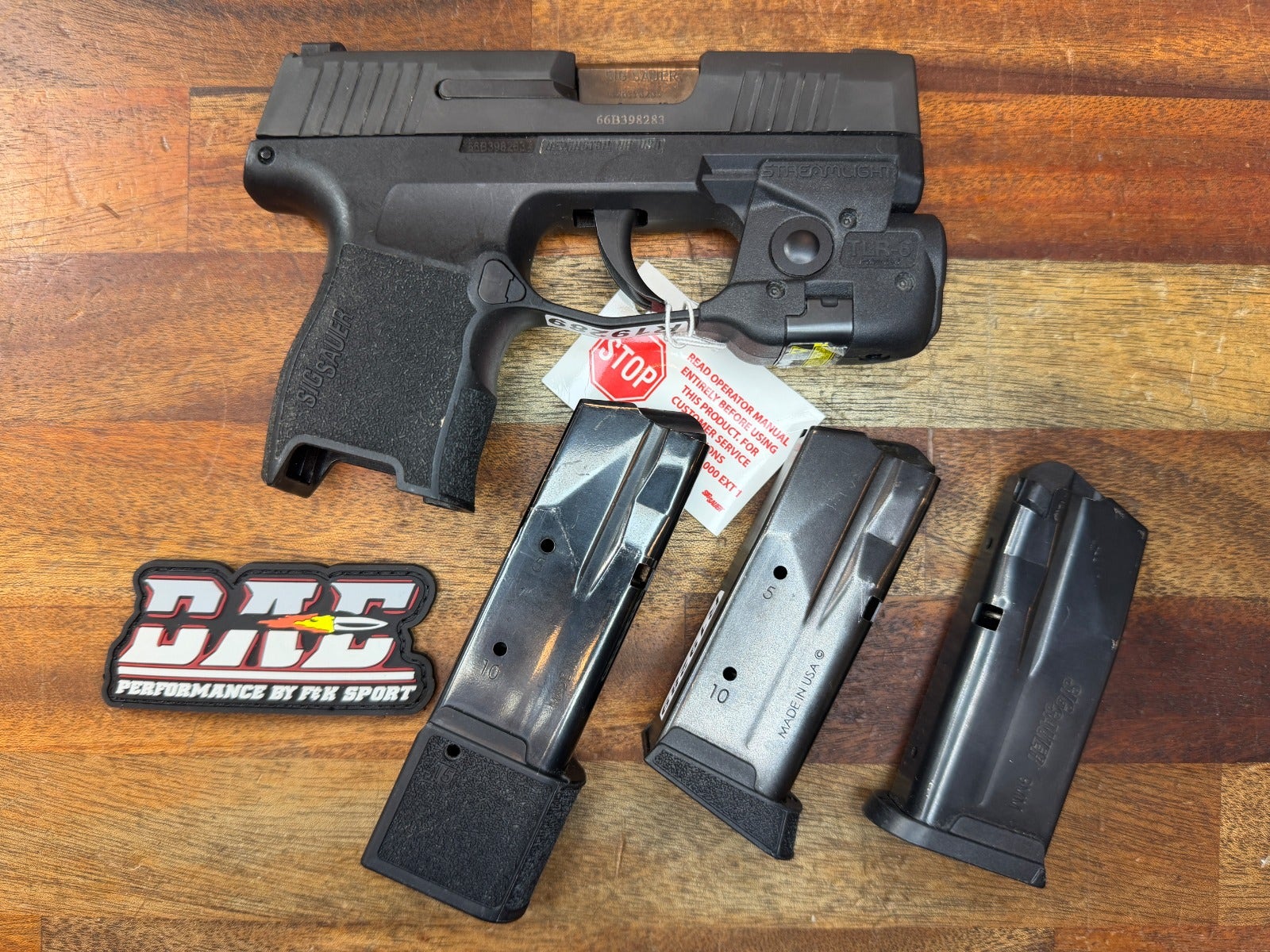 BEG Sig-Sauer P365 9x19 7,8cm R19289 
