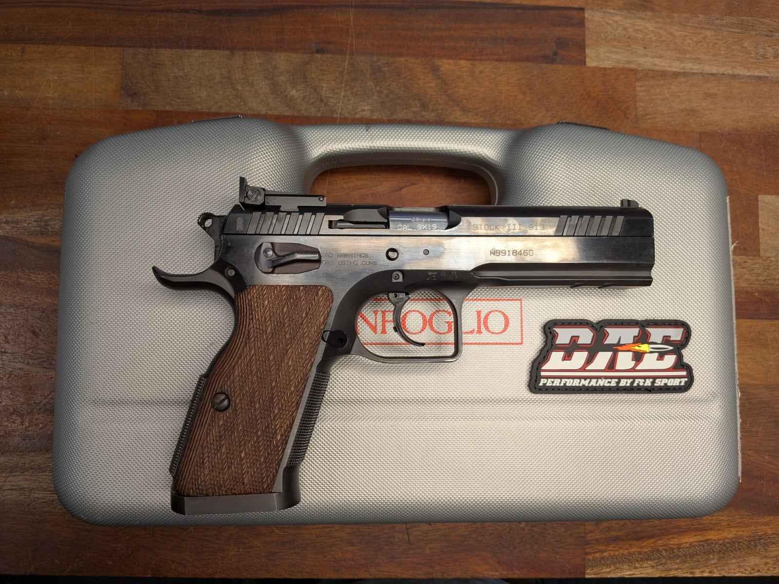 BEG Tanfoglio Stock III SF 9x19 12,5cm BLK R19863