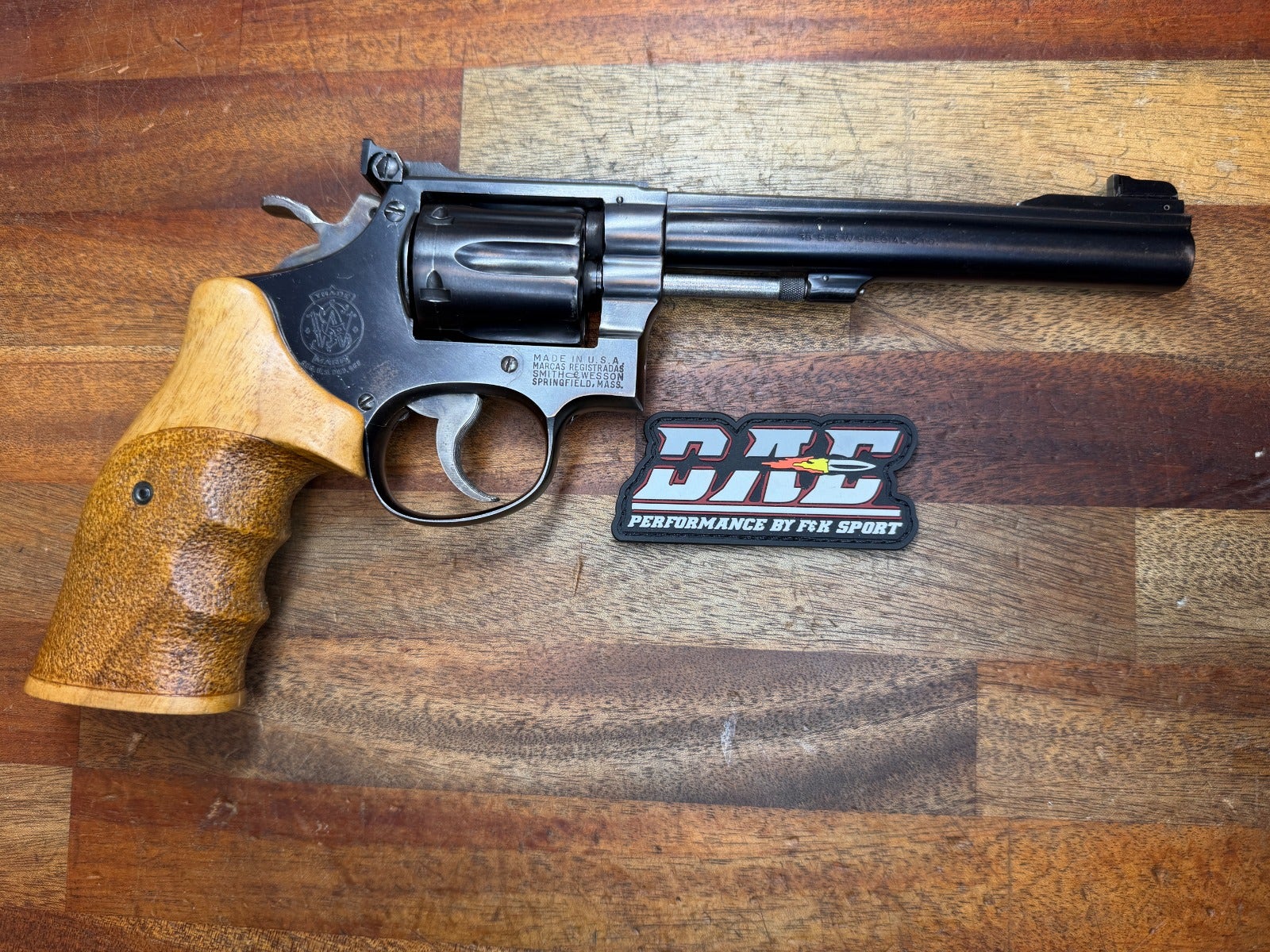 BEG S&W K14 .38 Spl 15cm BLK R19892