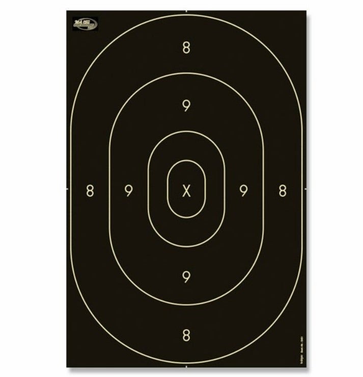 PPC 1500 SPEGEL Träffområde tavelpapp,, 46x31cm
