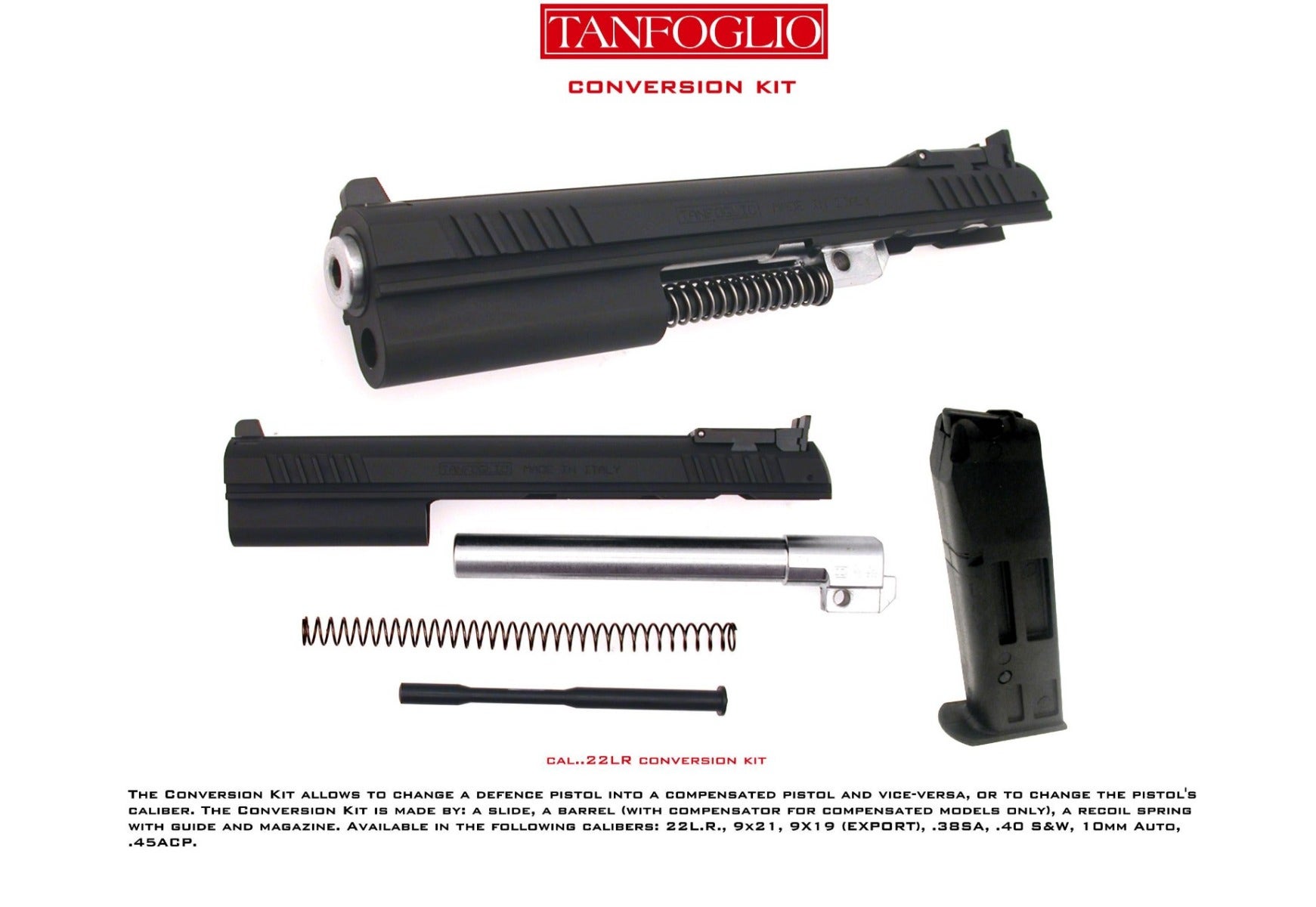 Växelsats Tanfoglio  LF .22 Lr 13,5cm
