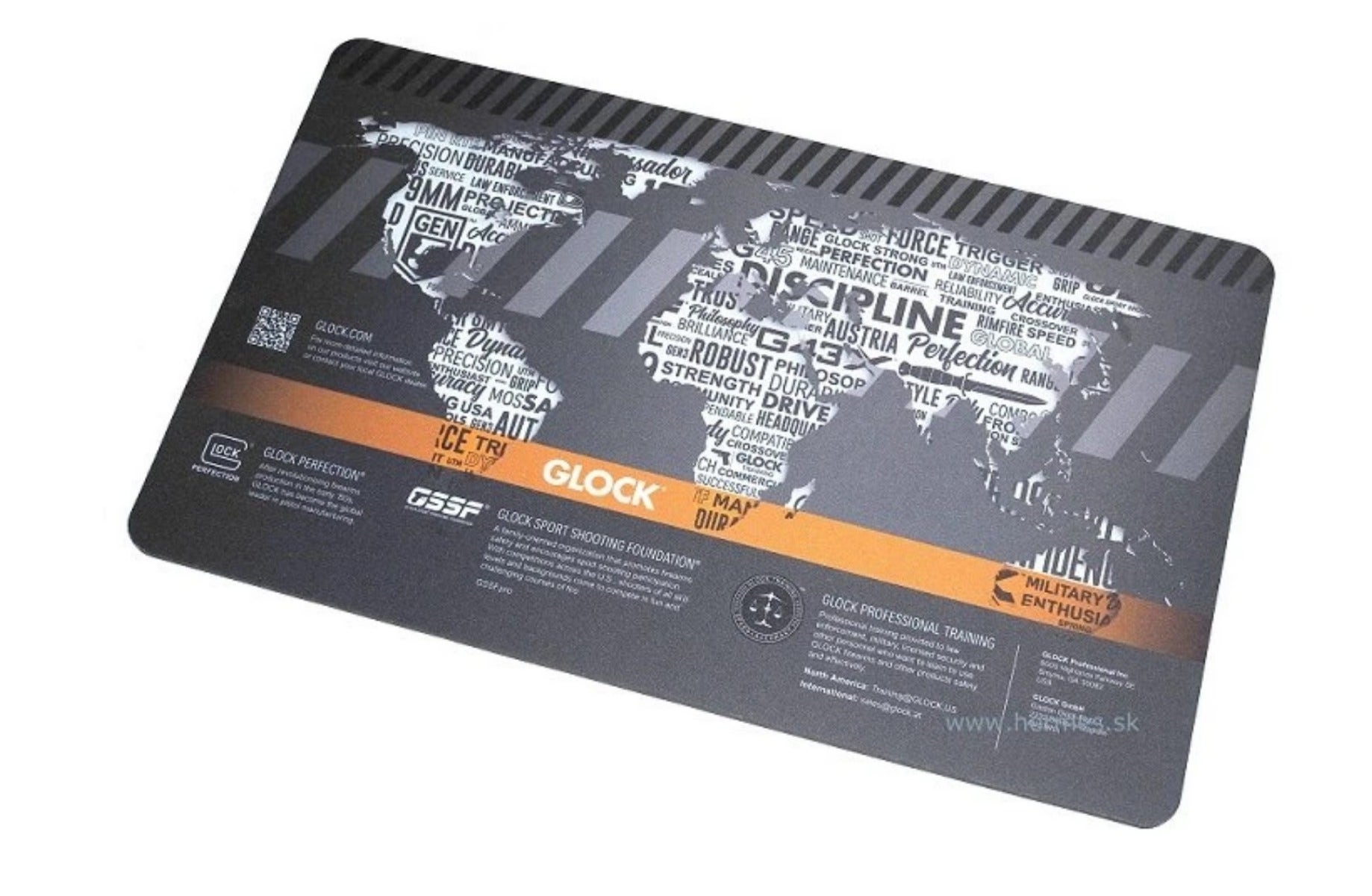 VAPENVÅRDSMATTA Glock Training Bench Mat GREY