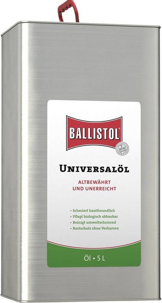 Ballistol Universalolja 5 Liter, Refillförpackning