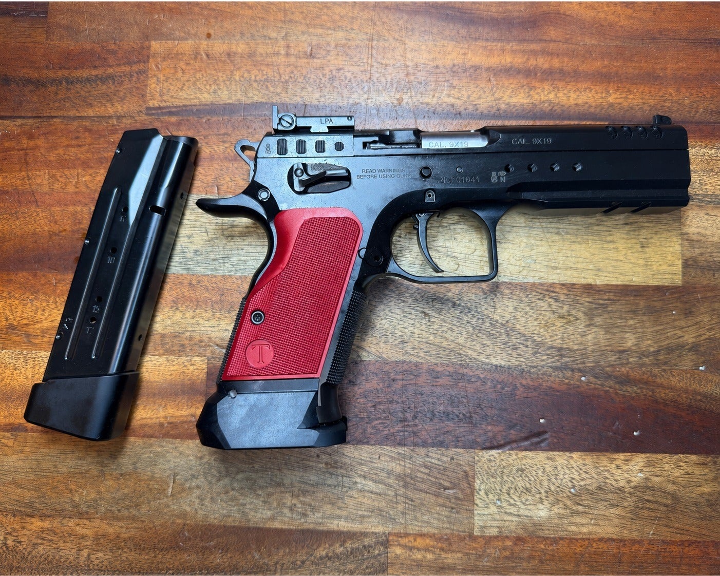 TANFOGLIO LIMITED OPTIC LF 9X19 K BLACK 20RDS 