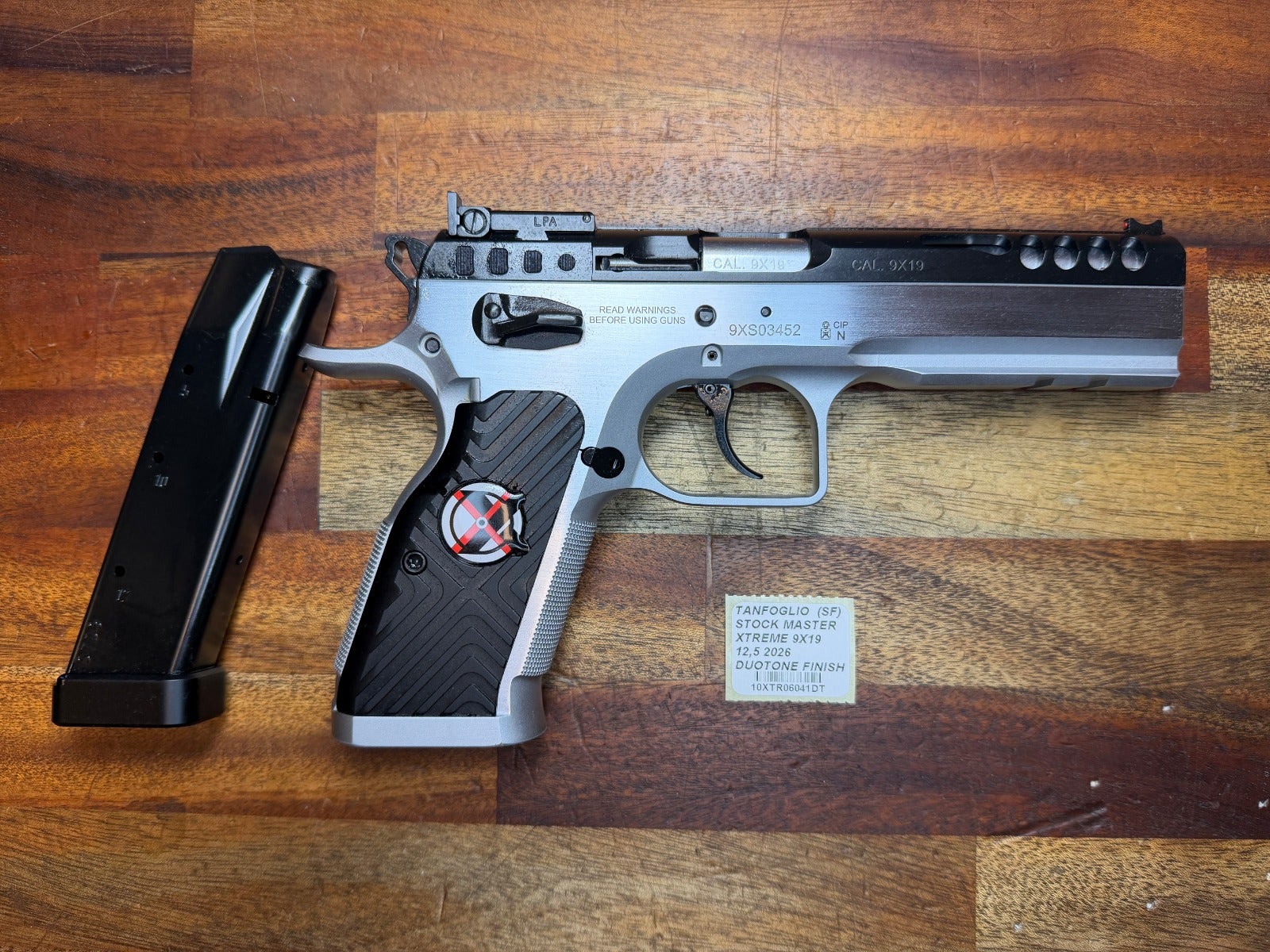 TANFOGLIO STOCK MASTER XTREME CAL 9X19 2024 DUOTONE (SF) 