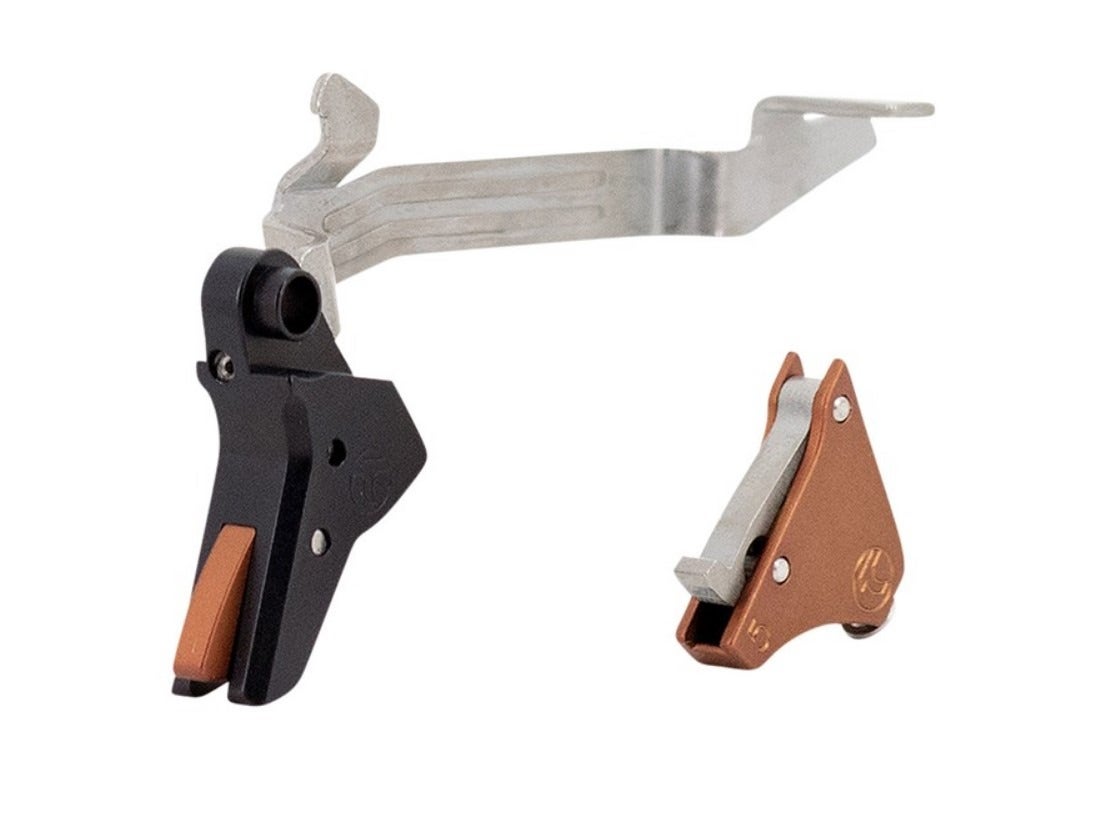 TIMNEY ALPHA TRIGGER GLOCK GEN 5, ORANGE